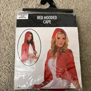 Red costume cape